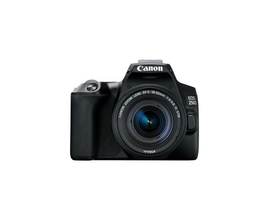 Цифровой фотоаппарат Canon EOS 250D kit 18-55 IS STM Black (3454C007), изображение 2 Цифровой фотоаппарат Canon EOS 250D kit 18-55 IS STM Black (3454C007), изображение 2