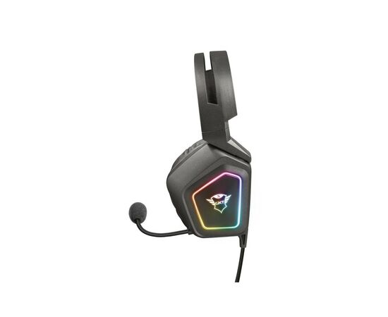 Навушники Trust GXT 450 Blizz RGB 7.1 Surround Gaming Headset RGB BLACK (23191), зображення 5