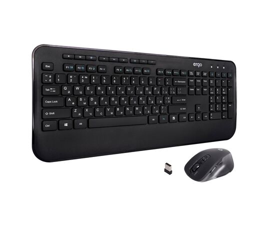 Комплект Ergo KM-710WL Black (KM-710WL), изображение 3 Комплект Ergo KM-710WL Black (KM-710WL), изображение 3