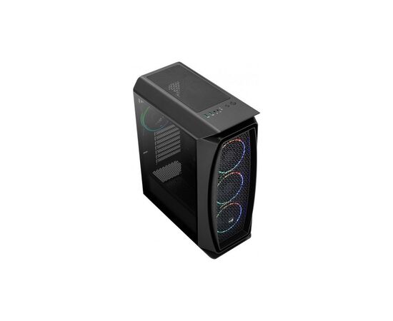 Корпус AeroCool Aero One Mini Eclipse-G-BK-v1 Black, изображение 2 Корпус AeroCool Aero One Mini Eclipse-G-BK-v1 Black, изображение 2