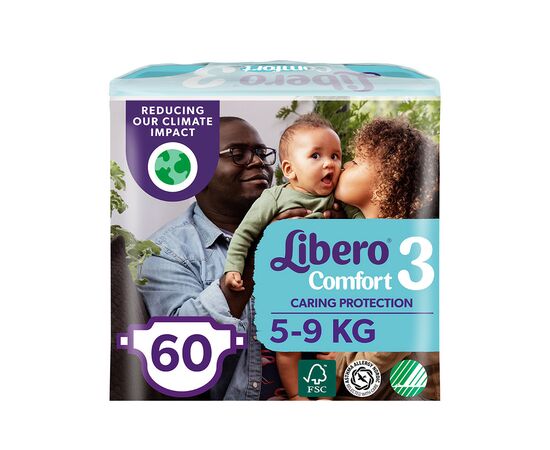 Подгузник Libero Comfort 3 5-9 кг 60 шт (7322541083551)