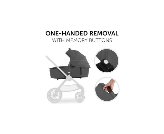 Коляска Hauck 2 в 1 Walk N Care Air (Dark Grey) (16548-5), изображение 11 Коляска Hauck 2 в 1 Walk N Care Air (Dark Grey) (16548-5), изображение 11