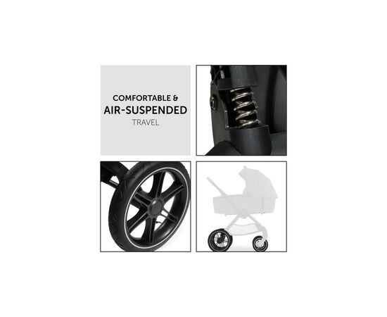 Коляска Hauck 2 в 1 Walk N Care Air (Dark Grey) (16548-5), изображение 8 Коляска Hauck 2 в 1 Walk N Care Air (Dark Grey) (16548-5), изображение 8