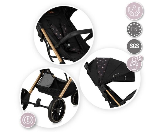 Коляска MoMi Estelle Dakar Ginko (WOSP00020), изображение 3 Коляска MoMi Estelle Dakar Ginko (WOSP00020), изображение 3