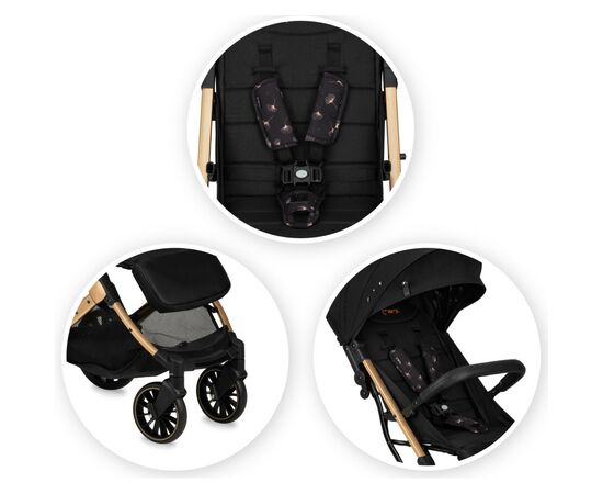 Коляска MoMi Estelle Dakar Ginko (WOSP00020), изображение 6 Коляска MoMi Estelle Dakar Ginko (WOSP00020), изображение 6
