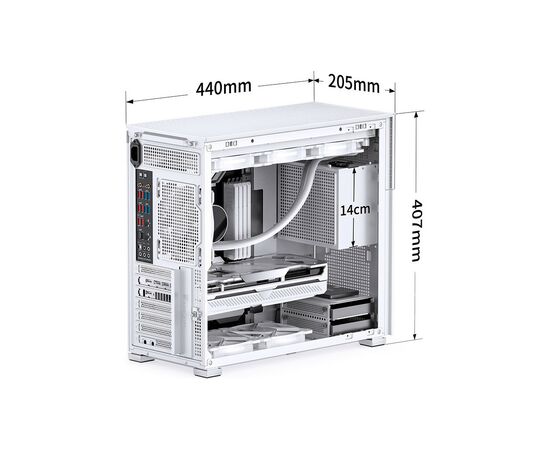 Корпус JONSBO D41 MESH SC White, изображение 10 Корпус JONSBO D41 MESH SC White, изображение 10