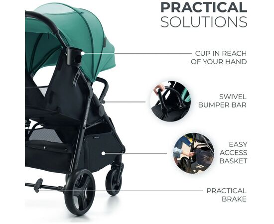 Коляска Kinderkraft Rine Juicy Green (KSRINE00GRE0000) (5902533922154), зображення 11 Коляска Kinderkraft Rine Juicy Green (KSRINE00GRE0000) (5902533922154), зображення 11