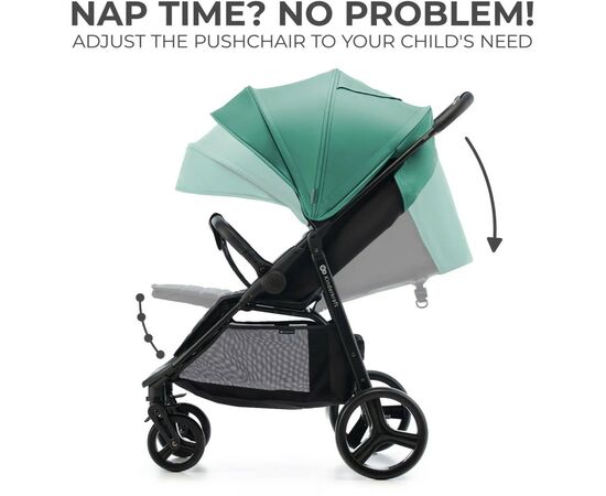 Коляска Kinderkraft Rine Juicy Green (KSRINE00GRE0000) (5902533922154), зображення 9 Коляска Kinderkraft Rine Juicy Green (KSRINE00GRE0000) (5902533922154), зображення 9
