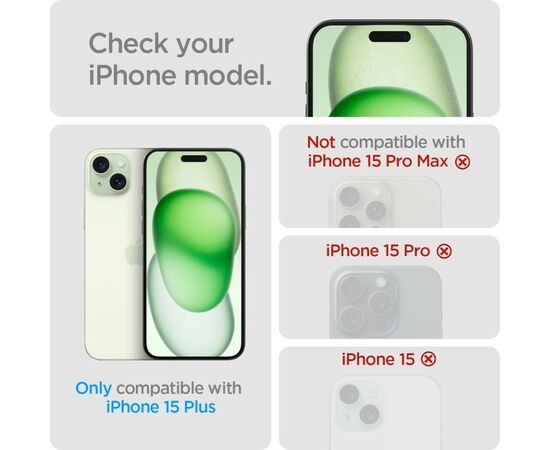 Стекло защитное Spigen Apple iPhone 15 Plus Glas.tR AlignMaster FC Black (2P) (AGL06886), изображение 6 Стекло защитное Spigen Apple iPhone 15 Plus Glas.tR AlignMaster FC Black (2P) (AGL06886), изображение 6