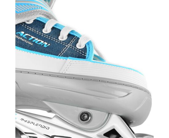 Роликовые коньки Action Kire Блакитні 37-40 (PW-126B-13-2BLUE/37-40), изображение 4 Роликовые коньки Action Kire Блакитні 37-40 (PW-126B-13-2BLUE/37-40), изображение 4