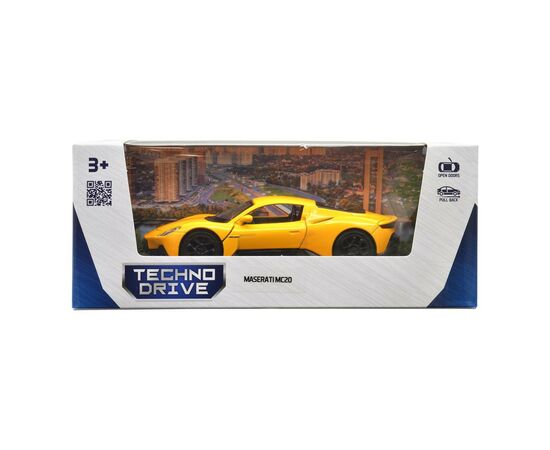 Машина Techno Drive Maserati MC20 желтый (250340U), изображение 11 Машина Techno Drive Maserati MC20 желтый (250340U), изображение 11