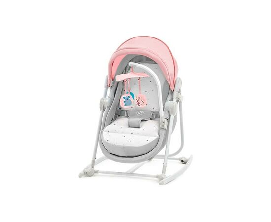 Крісло-гойдалка Kinderkraft 5 в 1 Unimo Light Pink (5902533908936)