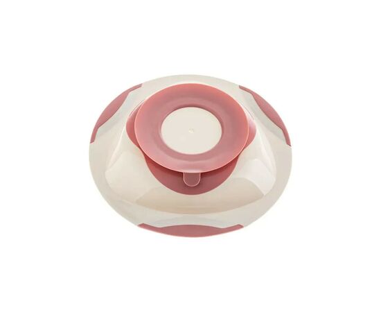 Тарілка дитяча Lionelo на присосці, рожевий-сірий (A0525), зображення 3 Тарілка дитяча Lionelo на присосці, рожевий-сірий (A0525), зображення 3