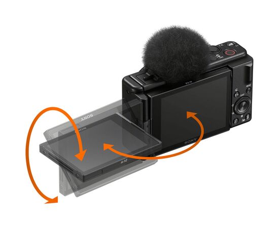 Цифровий фотоапарат Sony Alpha ZV-1F Black (ZV1FB.CE3), зображення 9 Цифровий фотоапарат Sony Alpha ZV-1F Black (ZV1FB.CE3), зображення 9