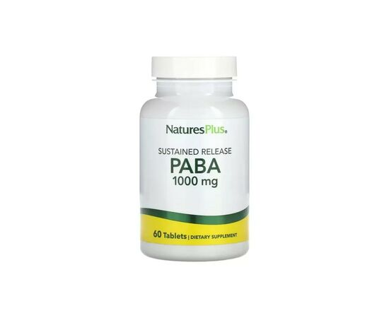 Витамин Natures Plus Пара-Аминобензойная Кислота пролонгированного действ (NAP-02100)