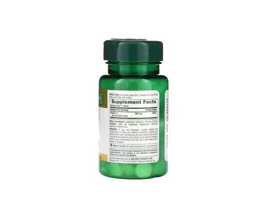 Витамин Mason Natural Витамин C, 500 мг, Vitamin C, Nature's Bounty, 100 таблеток (NRT-01510), изображение 2 Витамин Mason Natural Витамин C, 500 мг, Vitamin C, Nature's Bounty, 100 таблеток (NRT-01510), изображение 2