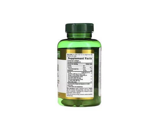 Жирні кислоти Nature's Bounty Риб'ячий жир, 2400 мг, Odorless Fish Oil, 90 гелевих капсул (NRT-17130), зображення 2 Жирні кислоти Nature's Bounty Риб'ячий жир, 2400 мг, Odorless Fish Oil, 90 гелевих капсул (NRT-17130), зображення 2