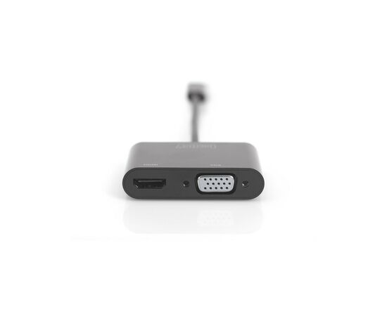 Концентратор Digitus USB-C to HDMI/VGA Full HD (DA-70858), изображение 5 Концентратор Digitus USB-C to HDMI/VGA Full HD (DA-70858), изображение 5