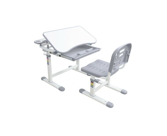 Парта со стулом FunDesk Sorriso Grey (KIDS FURNITURE sorriso gr), изображение 2 Парта со стулом FunDesk Sorriso Grey (KIDS FURNITURE sorriso gr), изображение 2
