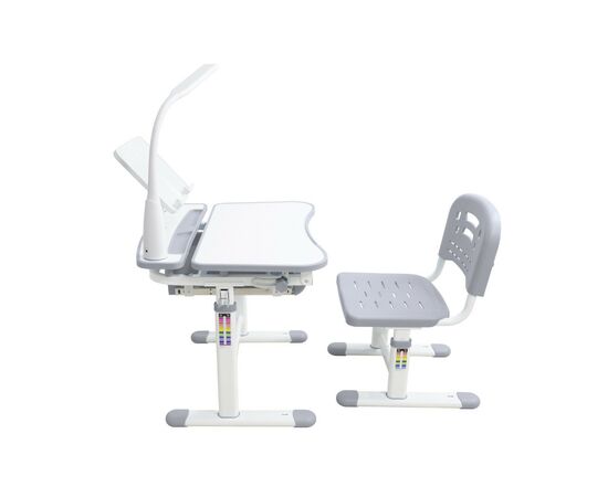 Парта со стулом FunDesk Sorriso Grey (KIDS FURNITURE sorriso gr), изображение 4 Парта со стулом FunDesk Sorriso Grey (KIDS FURNITURE sorriso gr), изображение 4