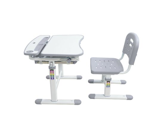 Парта со стулом FunDesk Sorriso Grey (KIDS FURNITURE sorriso gr), изображение 5 Парта со стулом FunDesk Sorriso Grey (KIDS FURNITURE sorriso gr), изображение 5