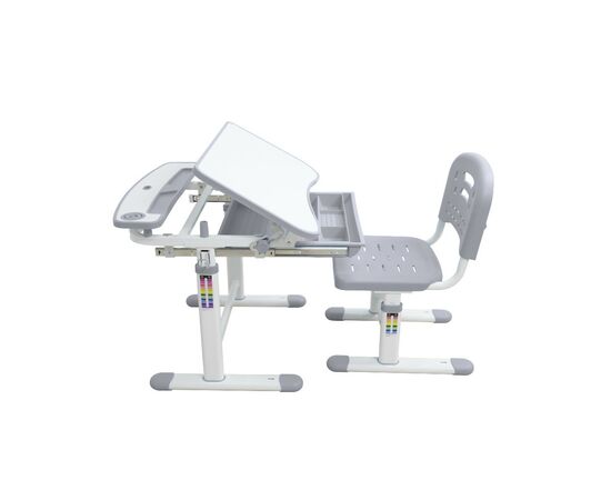 Парта со стулом FunDesk Sorriso Grey (KIDS FURNITURE sorriso gr), изображение 6 Парта со стулом FunDesk Sorriso Grey (KIDS FURNITURE sorriso gr), изображение 6