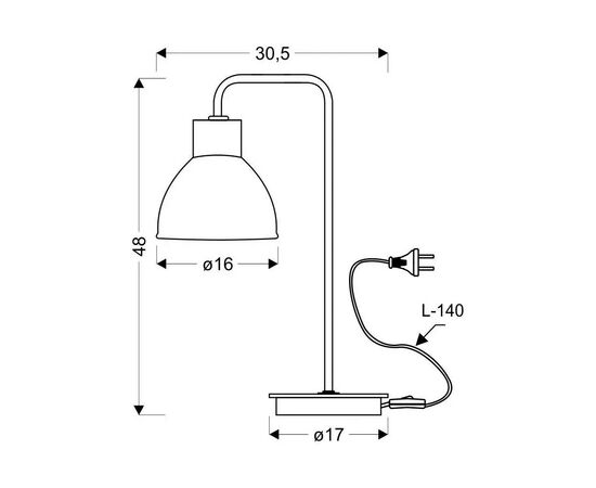 Настольная лампа Candellux VARIO (41-73488), изображение 2 Настольная лампа Candellux VARIO (41-73488), изображение 2