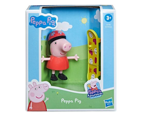 Фигурка Peppa Пеппа со скейтбордом (F3758), изображение 2 Фигурка Peppa Пеппа со скейтбордом (F3758), изображение 2