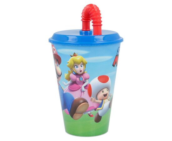Поильник-непроливайка Stor Easy Sport Tumbler 430 мл Super Mario (Stor-21430), изображение 3 Поильник-непроливайка Stor Easy Sport Tumbler 430 мл Super Mario (Stor-21430), изображение 3