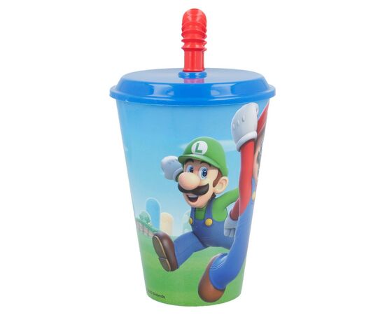 Поильник-непроливайка Stor Easy Sport Tumbler 430 мл Super Mario (Stor-21430), изображение 4 Поильник-непроливайка Stor Easy Sport Tumbler 430 мл Super Mario (Stor-21430), изображение 4