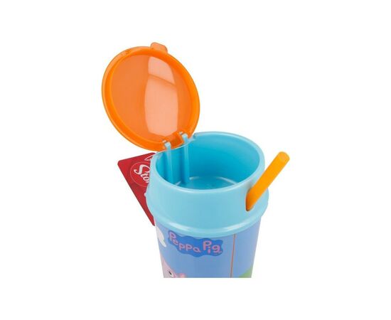 Поильник-непроливайка Stor Бутылка для воды и еды Peppa Pig, Snack Tumbler 400 ml (Stor-13901), изображение 3 Поильник-непроливайка Stor Бутылка для воды и еды Peppa Pig, Snack Tumbler 400 ml (Stor-13901), изображение 3