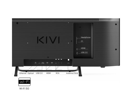 Телевизор Kivi 32F760QB, изображение 7 Телевизор Kivi 32F760QB, изображение 7