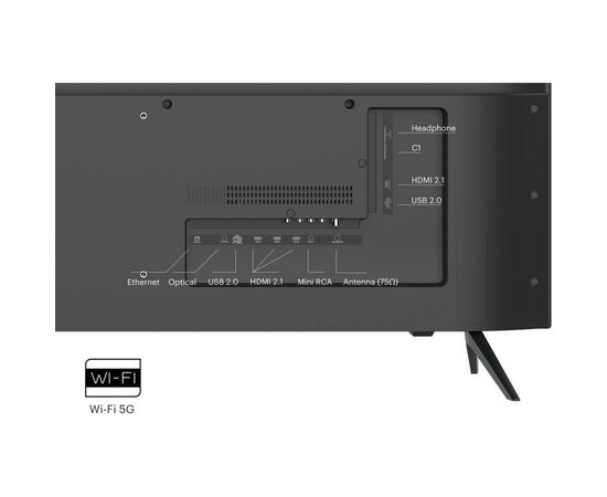 Телевізор Kivi 65U760QB, зображення 7 Телевізор Kivi 65U760QB, зображення 7