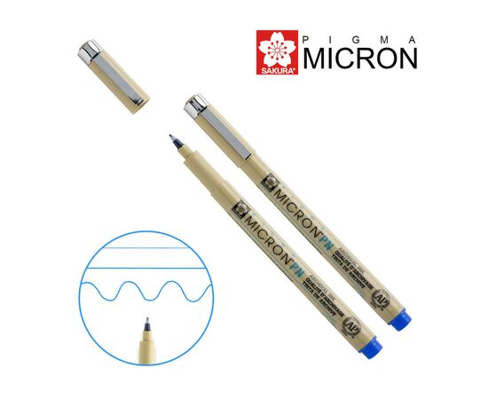 Лайнер Sakura PIGMA MICRON PN Синій (0.4-0.5мм) (084511307209)