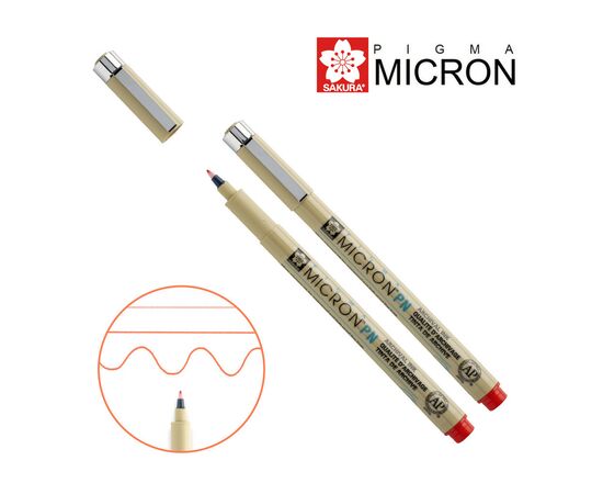 Лайнер Sakura PIGMA MICRON PN Красный (0.4-0.5мм) (084511307162)