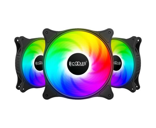 Кулер для корпуса PcСooler FX 120 ARGB BK 3in1