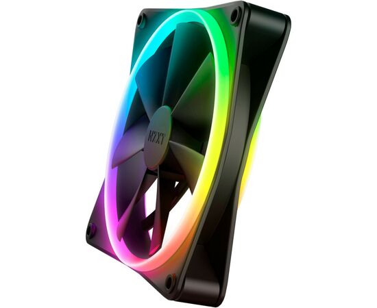 Кулер для корпуса NZXT F140RGB Duo (RF-D14SF-B1), изображение 5 Кулер для корпуса NZXT F140RGB Duo (RF-D14SF-B1), изображение 5