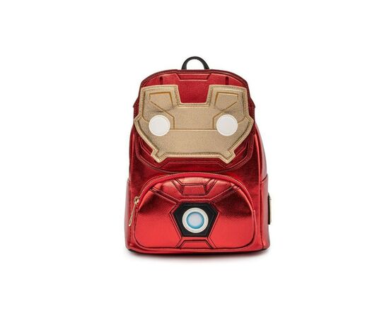 Рюкзак школьный Loungefly POP Marvel - Iron Man Light-Up Mini Backpack (MVBK0161)