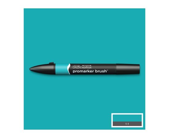 Маркер Winsor&Newton двусторонний Brushmarker, (C247) Бирюзовый (884955042564)