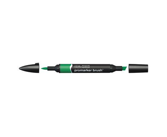 Маркер Winsor&Newton двосторонній Brushmarker, (G756) Зелений соковитий (884955042694), зображення 3 Маркер Winsor&Newton двосторонній Brushmarker, (G756) Зелений соковитий (884955042694), зображення 3