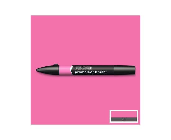 Маркер Winsor&Newton двусторонний Brushmarker, (M647) Светло-вишневый (884955042915)