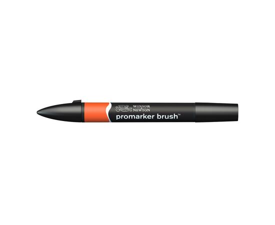 Маркер Winsor&Newton двусторонний Brushmarker, (O177) Ярко-оранжевый (884955042786), изображение 2 Маркер Winsor&Newton двусторонний Brushmarker, (O177) Ярко-оранжевый (884955042786), изображение 2
