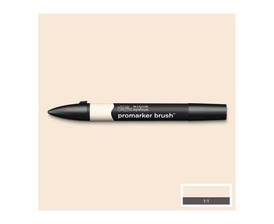 Маркер Winsor&Newton двосторонній Brushmarker, (O819) Мигдальний (884955042755)