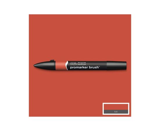 Маркер Winsor&Newton двусторонний Brushmarker, (R946) Оранжевый жженый (884955042649)