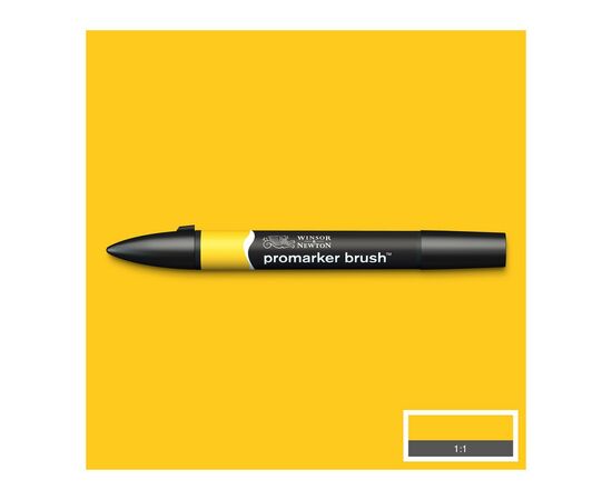 Маркер Winsor&Newton двусторонний Brushmarker, (Y156) Подсолнух (884955043127)
