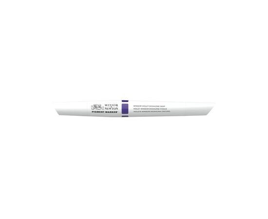 Маркер Winsor&Newton двосторонній Pigment marker (033) Діоксазін Фіолетовий Вінзор темний (884955040041), зображення 2 Маркер Winsor&Newton двосторонній Pigment marker (033) Діоксазін Фіолетовий Вінзор темний (884955040041), зображення 2