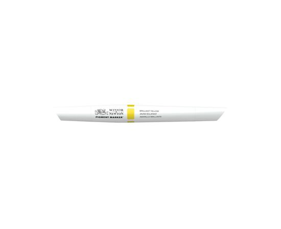 Маркер Winsor&Newton двосторонній Pigment marker (055) Блискучий Жовтий (884955039724), зображення 2 Маркер Winsor&Newton двосторонній Pigment marker (055) Блискучий Жовтий (884955039724), зображення 2