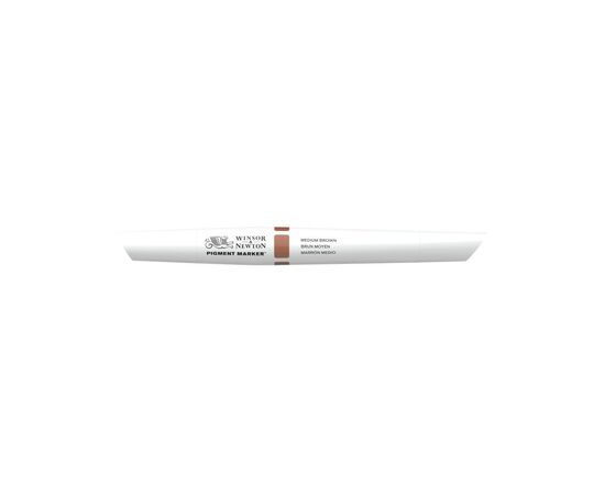 Маркер Winsor&Newton двосторонній Pigment marker (165) Коричневий середній (884955040539), зображення 2 Маркер Winsor&Newton двосторонній Pigment marker (165) Коричневий середній (884955040539), зображення 2