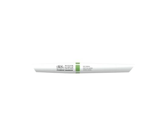 Маркер Winsor&Newton двосторонній Pigment marker (599) Зелена живиця (884955040379), зображення 2 Маркер Winsor&Newton двосторонній Pigment marker (599) Зелена живиця (884955040379), зображення 2