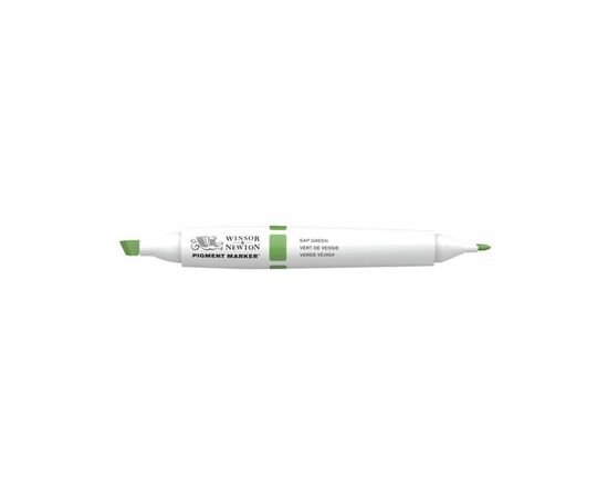 Маркер Winsor&Newton двосторонній Pigment marker (599) Зелена живиця (884955040379)